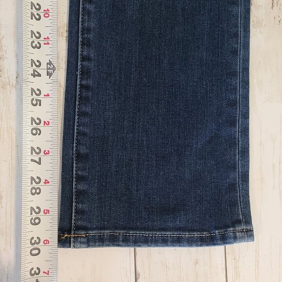 Sundance Magnolia Hand Painted Straight Leg Jeans 29 Boho Feminine - Picture 7 of 11